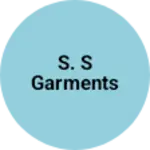 Business logo of S. S garments