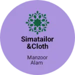 Business logo of Simatailor &cloth