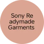 Business logo of Sony Readymade Garments