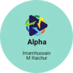 Business logo of Alpha