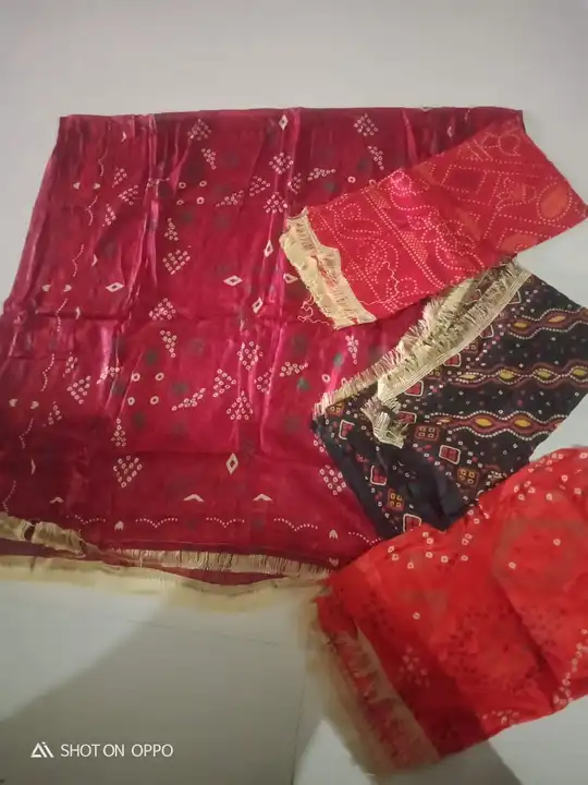 Rayon bandhej dupatta uploaded by N.n.collection on 2/10/2023