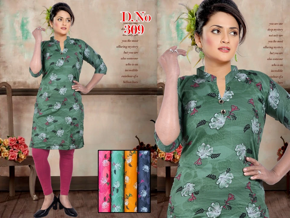 REYON HEAVY KURTI XL FREE SIZE uploaded by IN TIME CREATION  on 2/10/2023