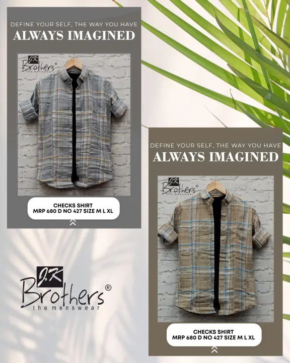 Men's Cotton Checks Shirt  uploaded by Jk Brothers Shirt Manufacturer  on 5/31/2024