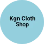 Business logo of KGN cloth shop