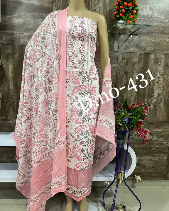 Cotton dupatta  uploaded by business on 2/10/2023