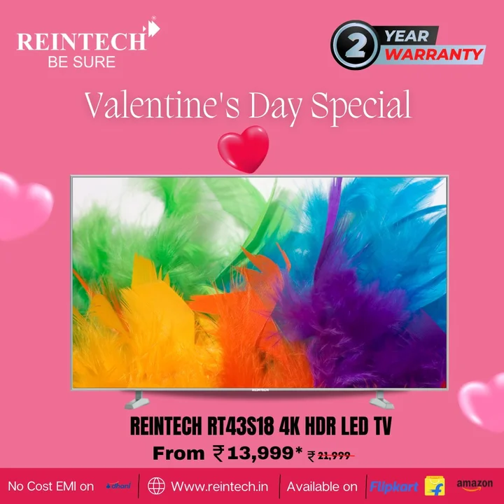 43 inch android 4k led tv  uploaded by Reintech Electronics Pvt Ltd. on 5/29/2024