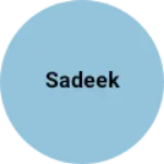 Business logo of Sadeek