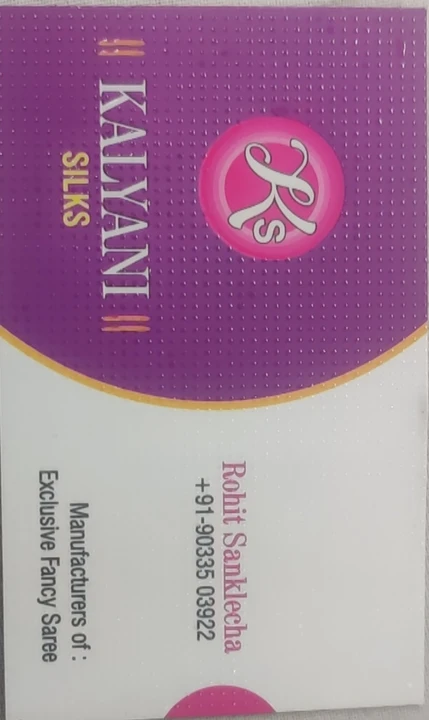 Post image Kalyani silks has updated their profile picture.