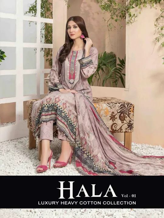 Presenting haala Karachi suits dress material 🥰✅ uploaded by Swastik creation on 2/10/2023