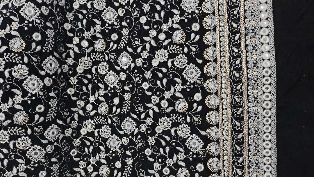 Embroidered fabric for mens wear uploaded by Prince Creation on 2/10/2023