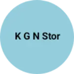 Business logo of k g n stor