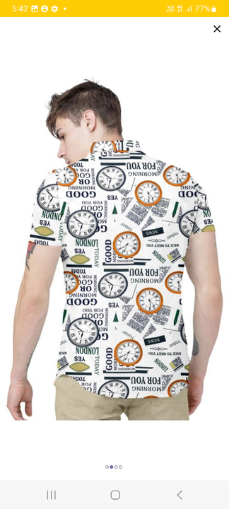 Men's branded printed half shirt  uploaded by World collection on 2/10/2023