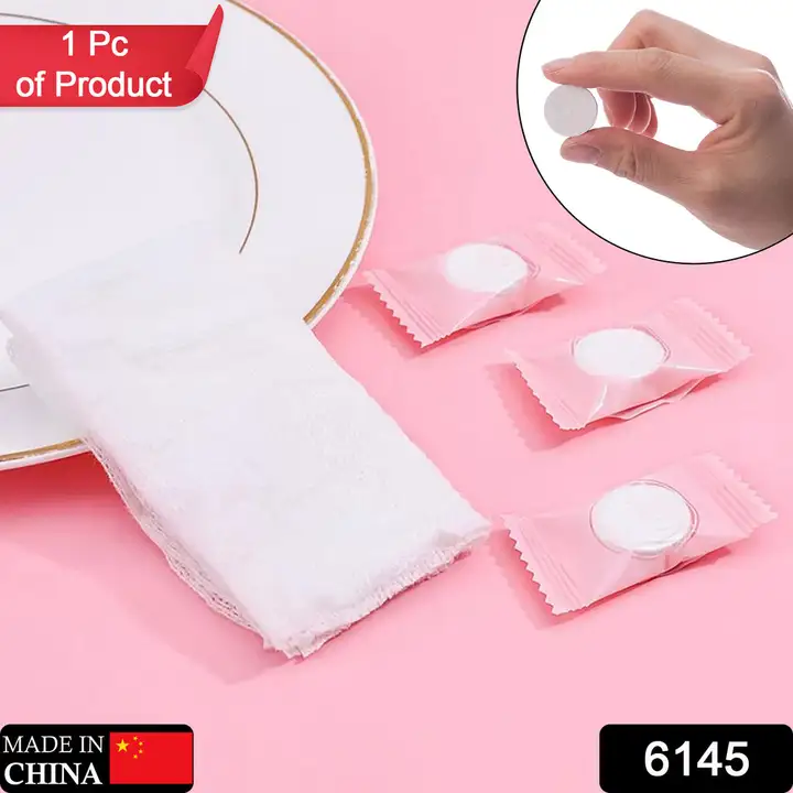 6145 COMPRESSED FACIAL FACE SHEET TABLETS OUTDOOR TRAVEL PORTABLE FACE TOWEL DISPOSABLE MAGIC TOWEL  uploaded by DeoDap on 2/10/2023