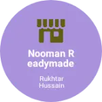 Business logo of Nooman readymade garments and cosmetics
