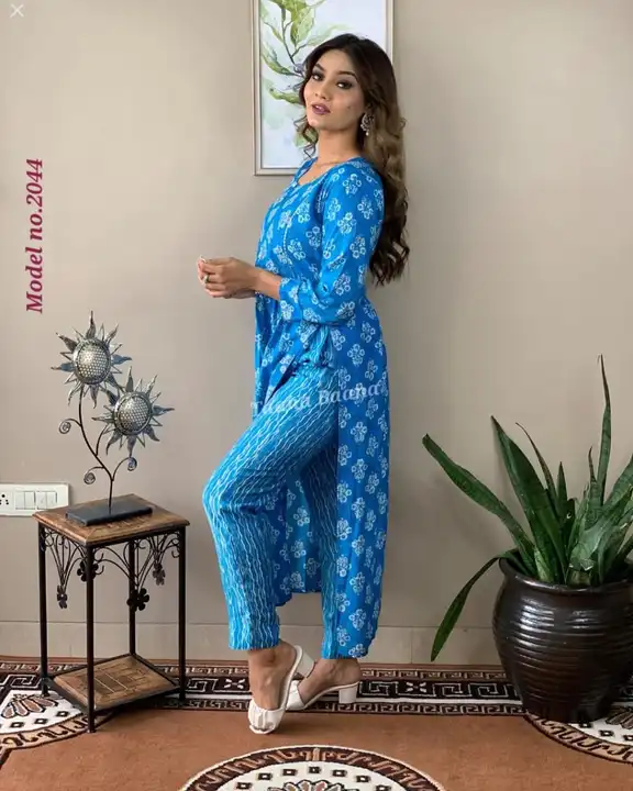Nayra Cut Kurti with Pant  uploaded by Arawali Fashion on 2/10/2023