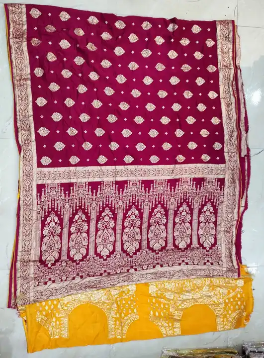 Saree naylon dola silk  uploaded by Yashika agancy on 2/10/2023