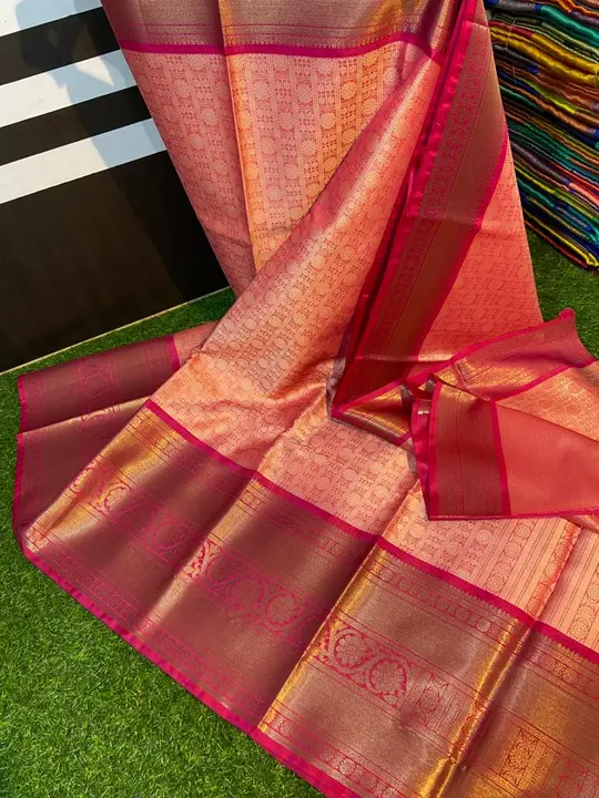 Banarsi tanchoi silk saree uploaded by business on 2/10/2023