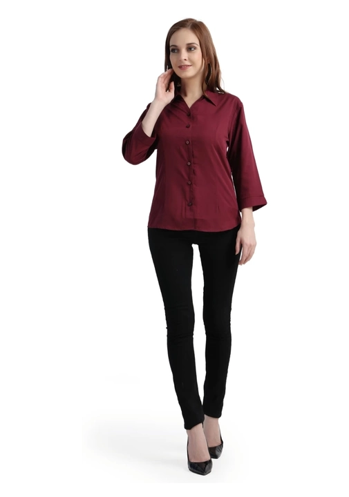 Formal ladies shirt uploaded by Woman Tops shirts kurtis western tops others on 2/10/2023