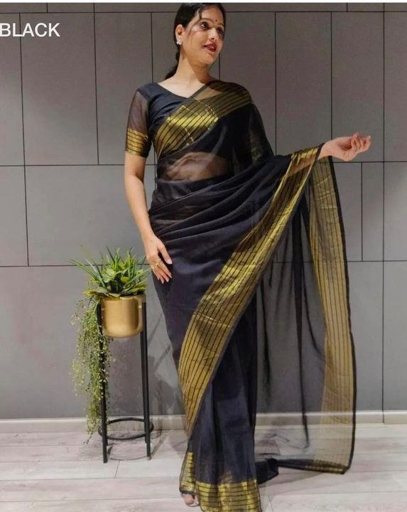 Soft Chiffon 1 minute Ready To Wear Sarees uploaded by business on 2/10/2023