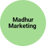 Business logo of MADHUR marketing