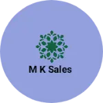 Business logo of M k sales