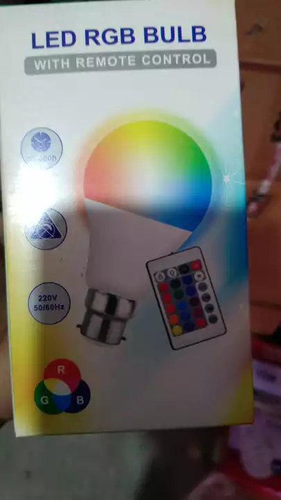 RGB 16 Color changing Remote Controlled Led Bulb uploaded by R.K. OFFICE SOLUTIONS PRO on 2/10/2023