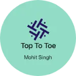 Business logo of Top to toe