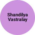Business logo of Shandilya vastralay