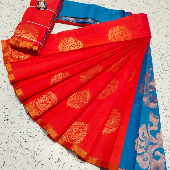 Primium Silk cotton Sarees uploaded by business on 2/11/2023