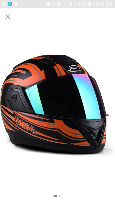 MODERN FUERY FULL FACE HELMET  uploaded by GROW TO GLOW on 5/29/2024