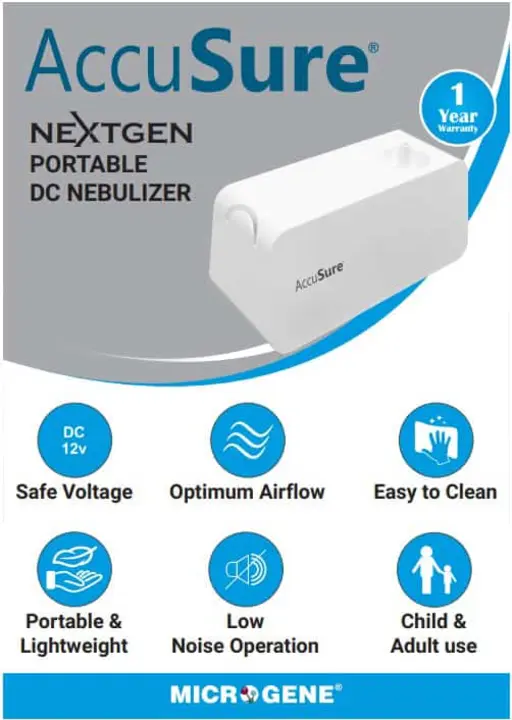 Accusure DC Nebulizer  uploaded by Shreehari Pharma Packplus on 2/11/2023