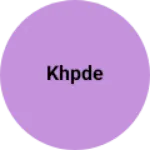 Business logo of Khpde