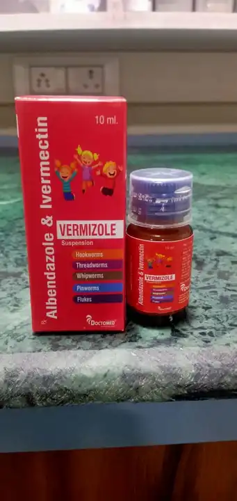 Vermizole Suspension 10ml uploaded by Shreehari Pharma Packplus on 2/11/2023