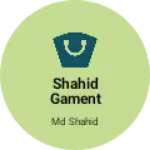 Business logo of Shahid gament