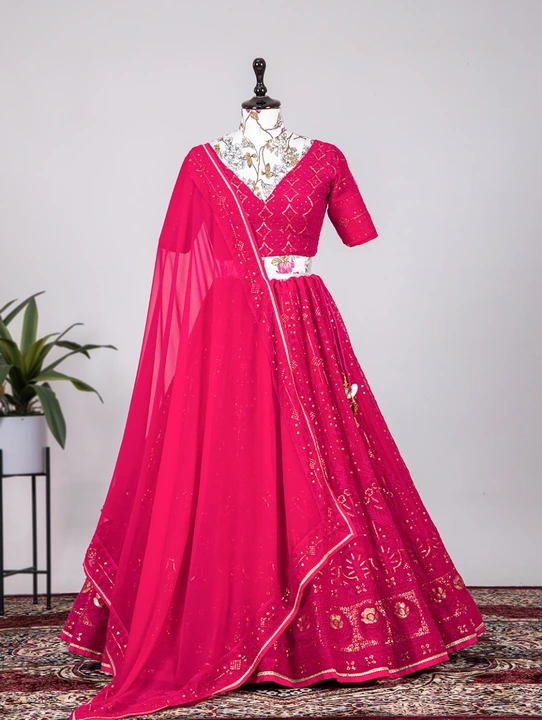 Lucknowi Lehenga uploaded by Anmazing Factory on 2/11/2023