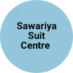 Business logo of Sawariya suit Centre