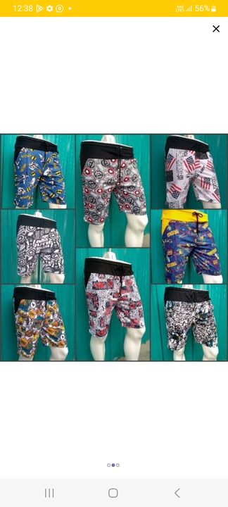 Men's branded printed half shorts  uploaded by World collection on 2/11/2023