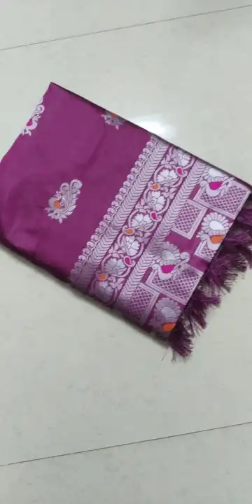LICHI silk saree  uploaded by Rishu fashion on 2/11/2023