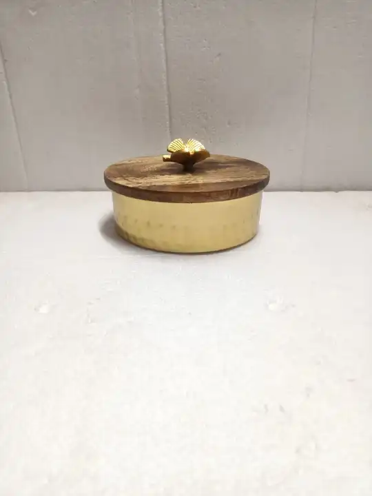 Iron Hammer box with wooden, bird, gold plating  uploaded by Manufacturer on 2/11/2023