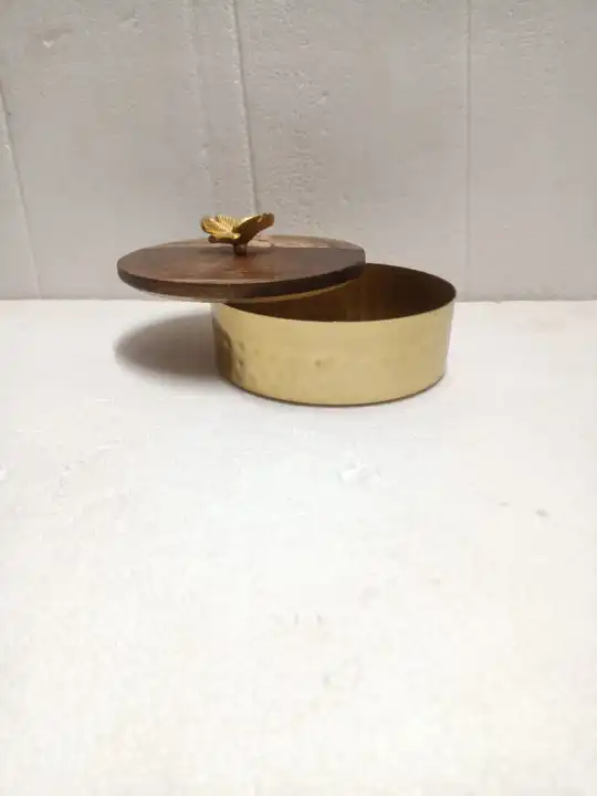 Iron Hammer box with wooden, bird, gold plating  uploaded by Manufacturer on 2/11/2023