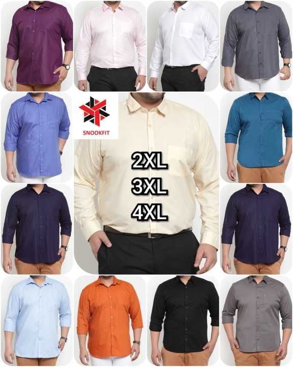 2XL-3XL-4XL Plain Shirts.  uploaded by business on 2/20/2021