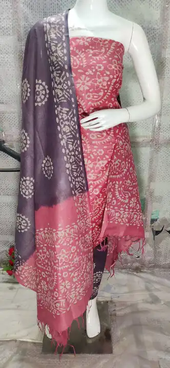 Khadi cotton printed dress material  uploaded by business on 2/11/2023