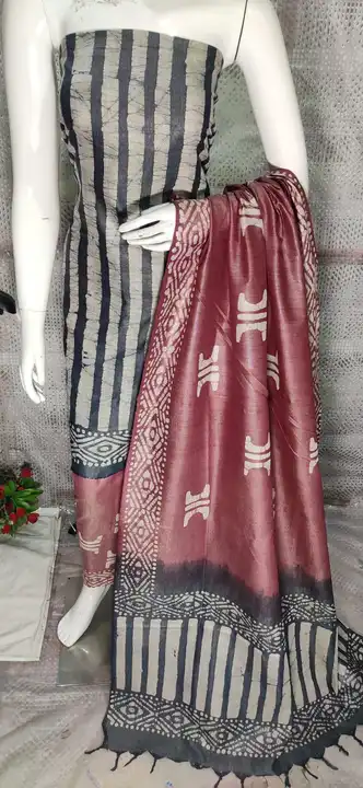 Khadi cotton printed dress material  uploaded by S B HANDLOOM
 on 2/11/2023