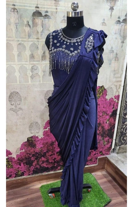 Product image of Readymade Saree with Stitched Blouse , price: Rs. 2000, ID: readymade-saree-with-stitched-blouse-400c8e7b