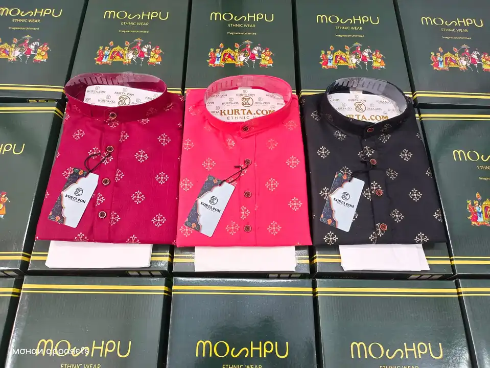 Men's print kurta pyjamas  uploaded by Mohan apparels on 2/11/2023