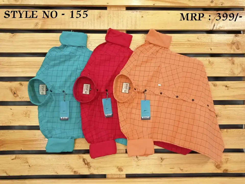 Checked men's casual shirts  uploaded by Mohan apparels on 2/11/2023