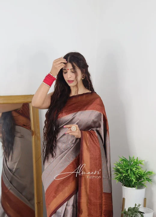 Banarasi silk saree uploaded by Beluga Inventory on 2/11/2023