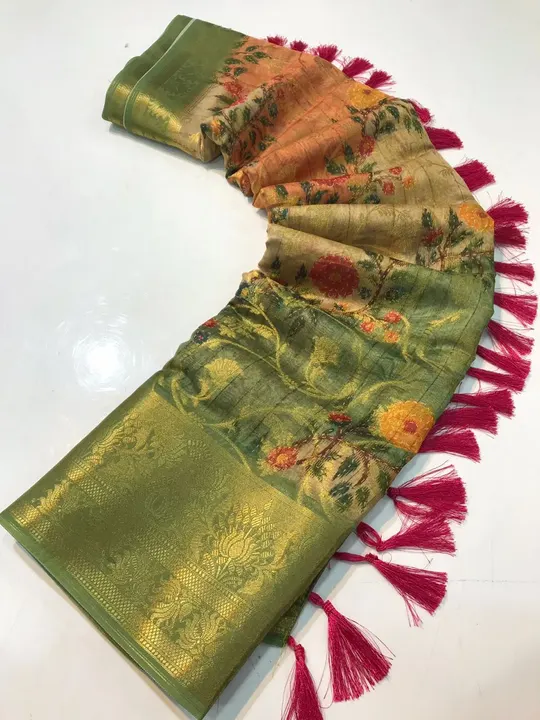 Digital print saree uploaded by Beluga Inventory on 2/11/2023