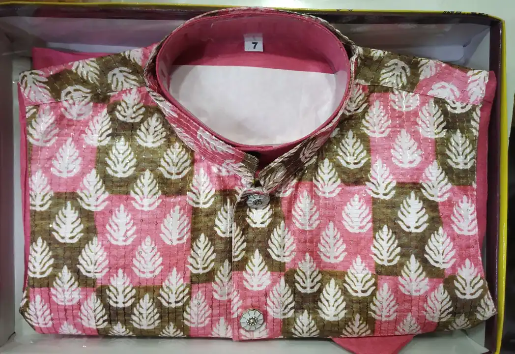 Jacket work kurta pyjama set  1/10 size uploaded by Shree gurudev collection / 9806507567 on 2/11/2023