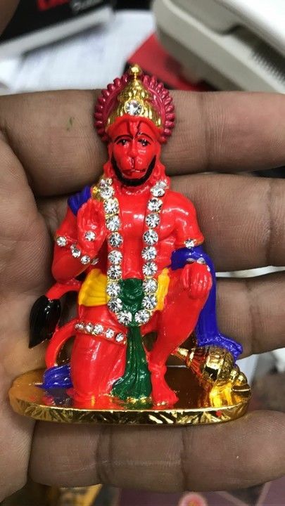Hanuman Ji Car Dashboard Idol Kulin uploaded by Krafty Crone on 2/20/2021